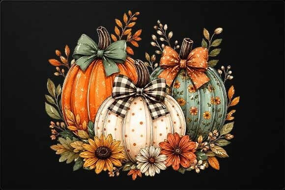 Download Fall Pumpkin Floral PNG - Floral png Collection
