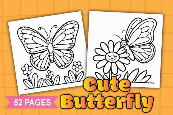 Download Butterfly Coloring Pages Bold &amp; Easy - Butterfly coloring Collection