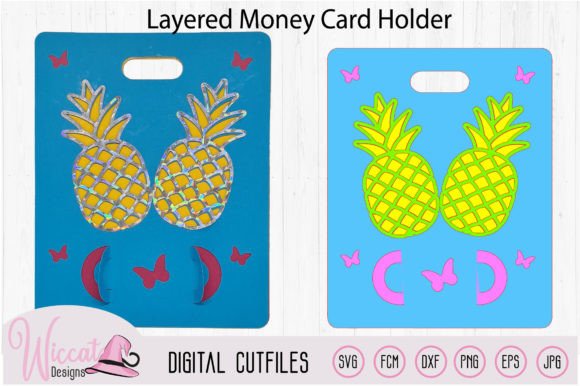 Download Pineapple Money Card Svg, 3D Paper Craft - 3d paper craft Collection