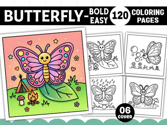 Download Bold and Easy Butterfly Coloring Pages - Butterfly coloring Collection