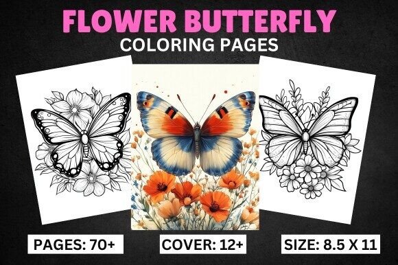Download Flower Butterfly Coloring Pages - Butterfly coloring Collection